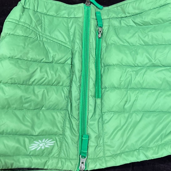 Skhoop Skirt Womens SMALL Green Quilted Down Puffer Outdoor Gear - Picture 4 of 4